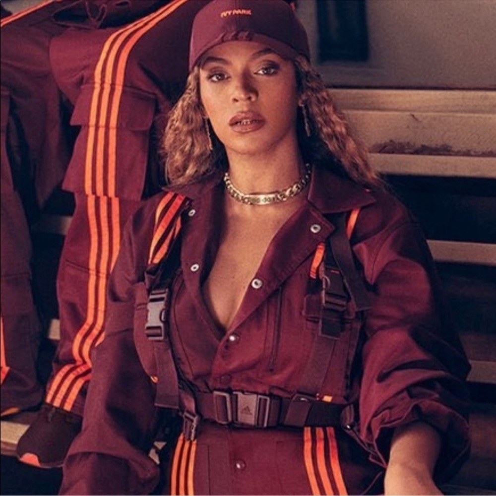 IVY PARK Red and Orange Sporty Jumpsuit - Picture 2 of 3